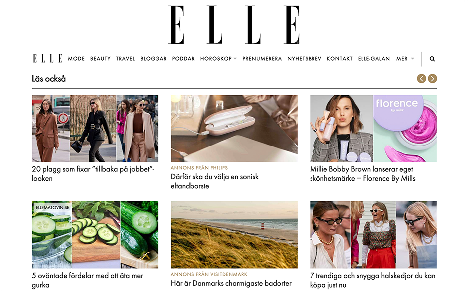 Strossle annons Elle